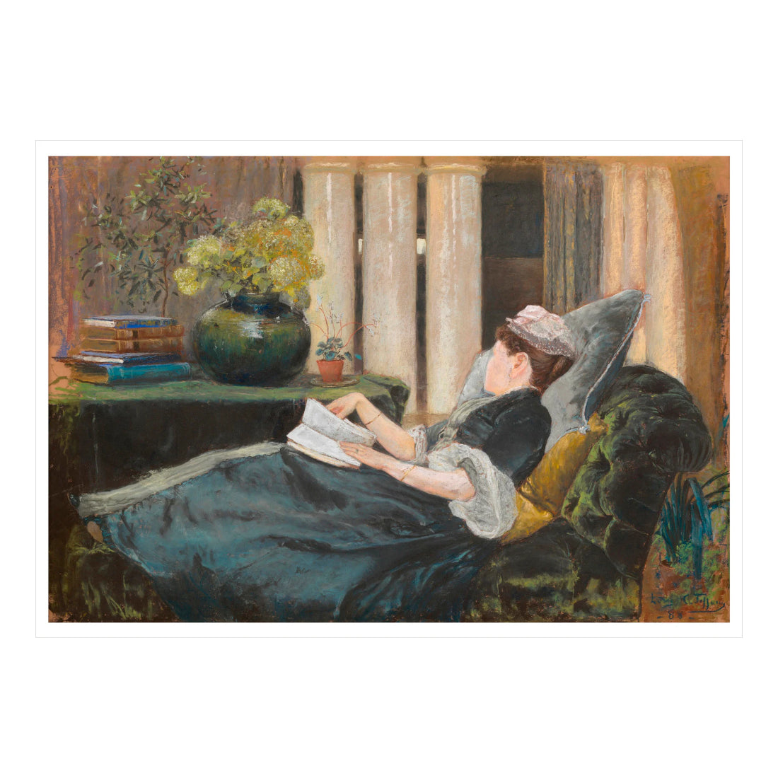 The Reading Woman: Leisure Boxed Notecards