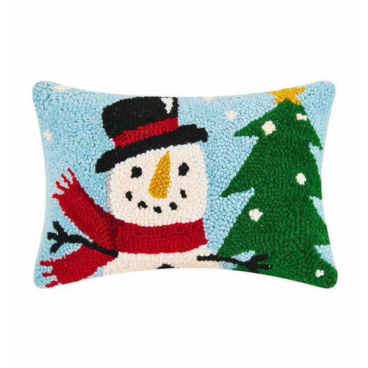 Snowman & Tree Pillow