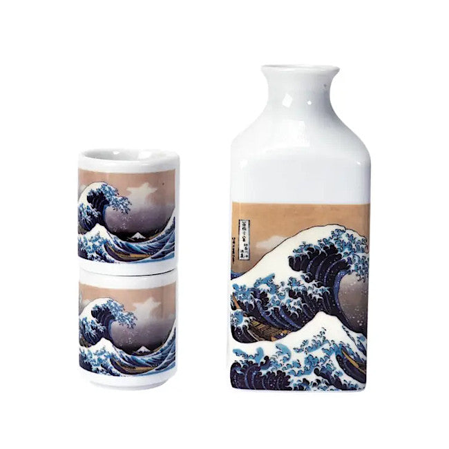 The Great Wave Sake Set - 6 oz