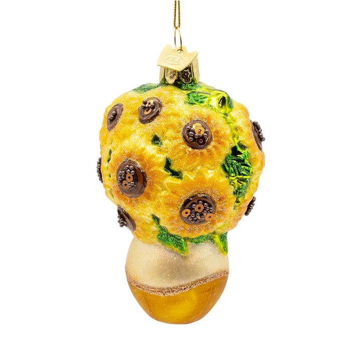 Noble Gems™ Sunflowers in Vase Ornament