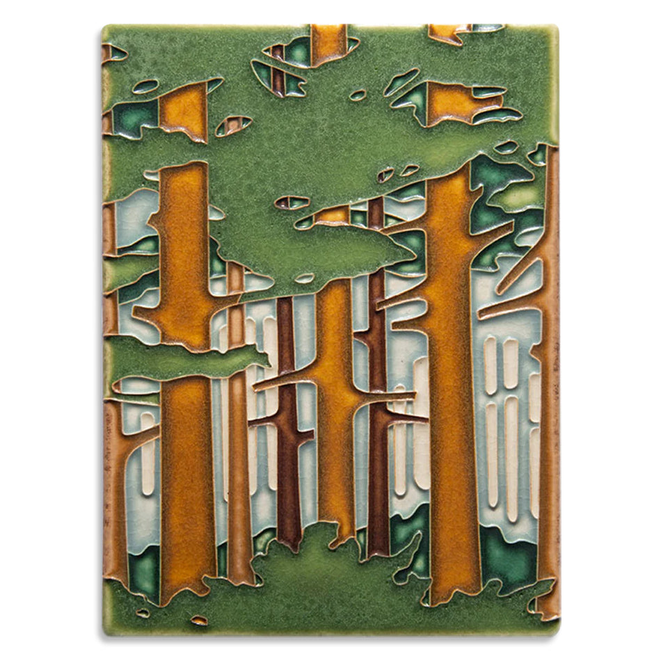 Spring Woodland Motawi Tile