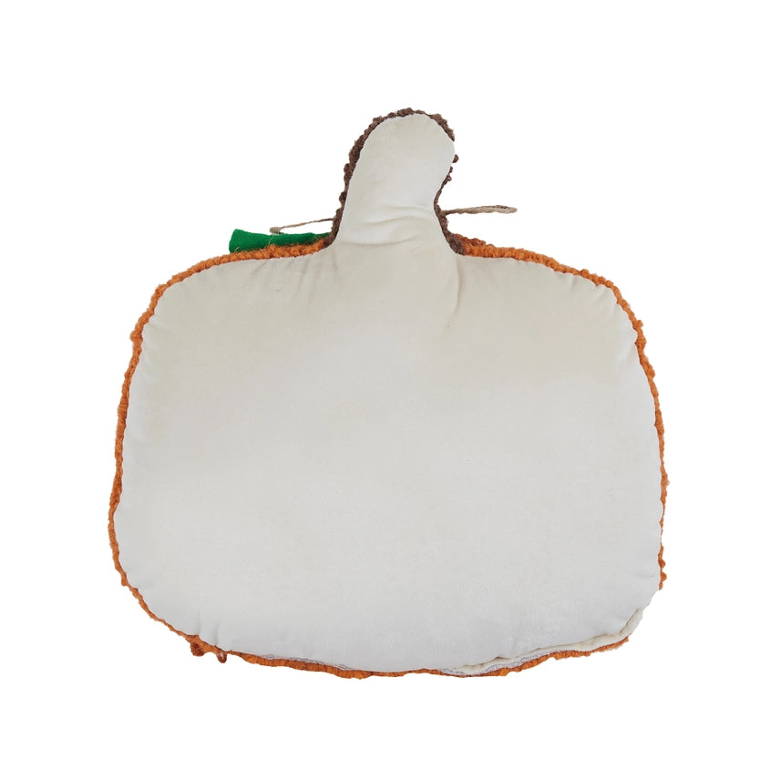 Pumpkin-Shaped Hooked Pillow