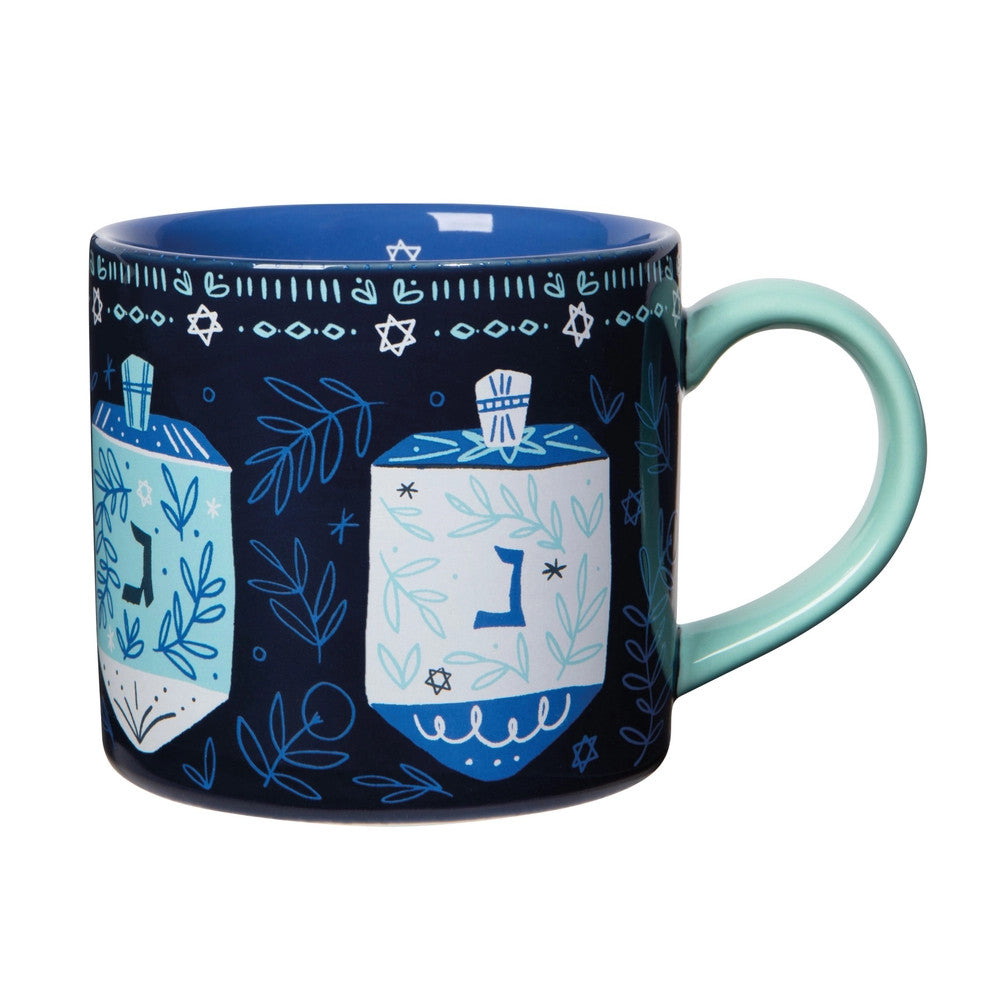Blue Dreidels Mug