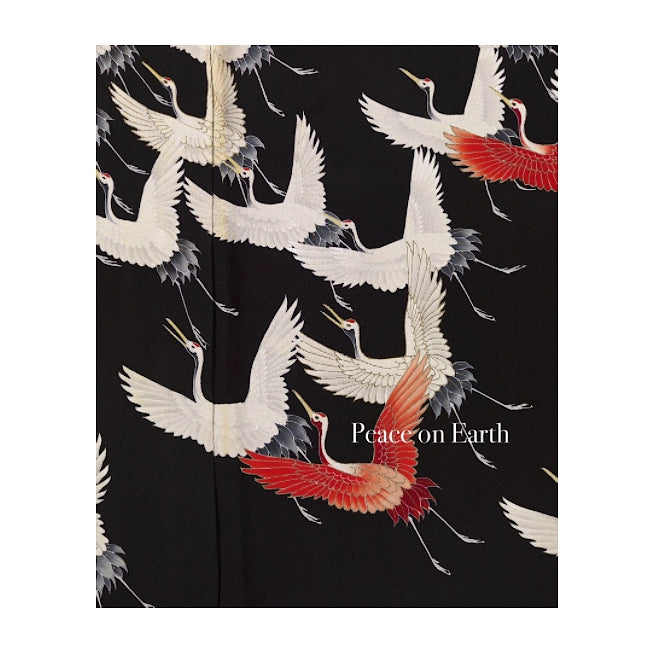 Japanese Crane Silk Boxed Holiday Cards