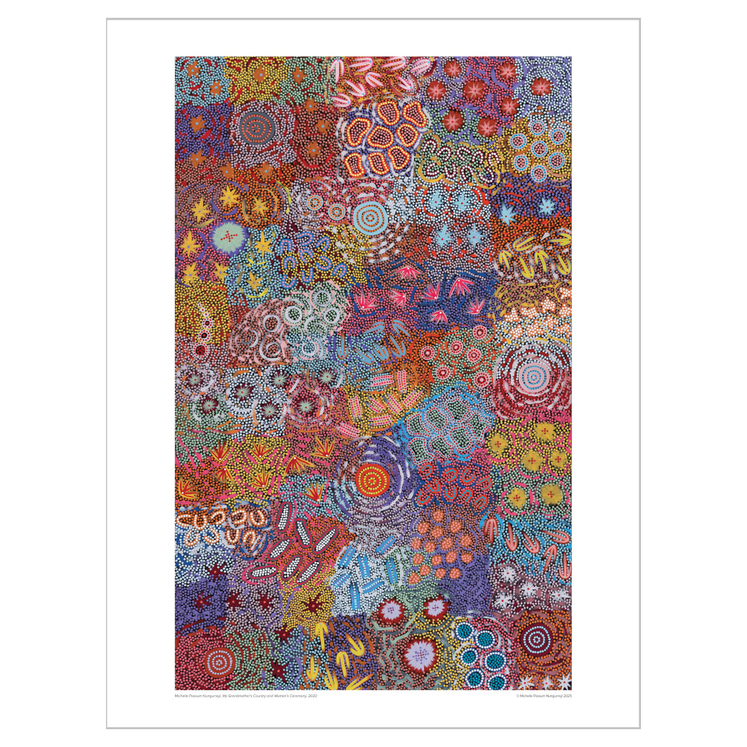 Nungurrayi 'My Grandmother's Country and Women's Ceremony' Print