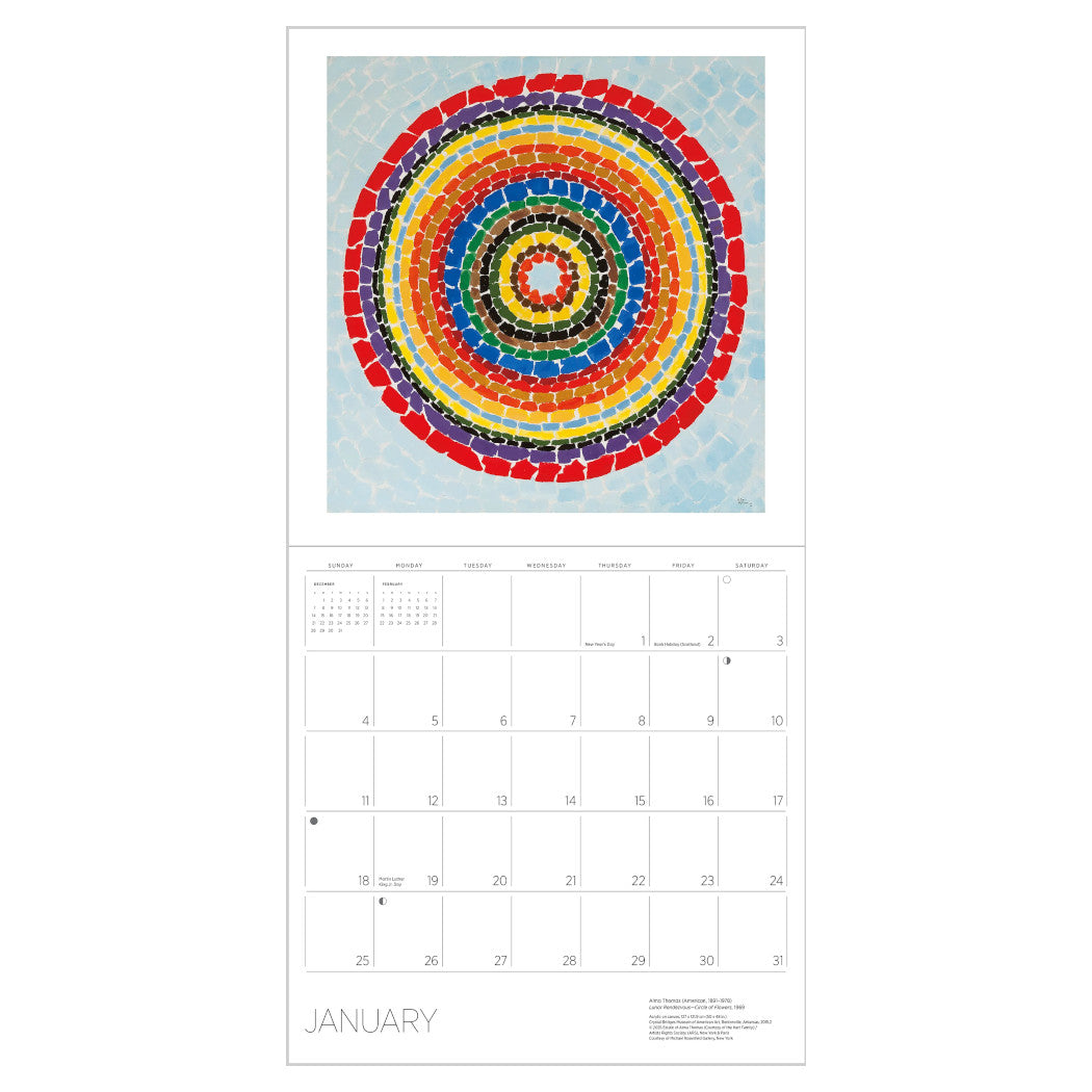 2026 Alma Thomas Wall Calendar