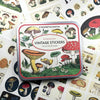Vintage Mushrooms Sticker Set