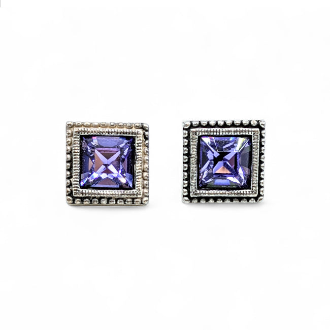 Gabby Earrings by Patricia Locke - Tanzanite