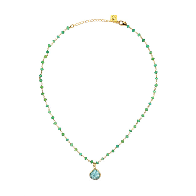 Chalcedony Pendant Necklace