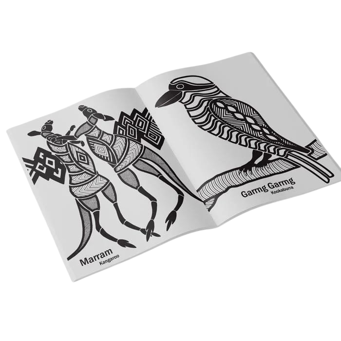 Dancing Wombat Coloring Book