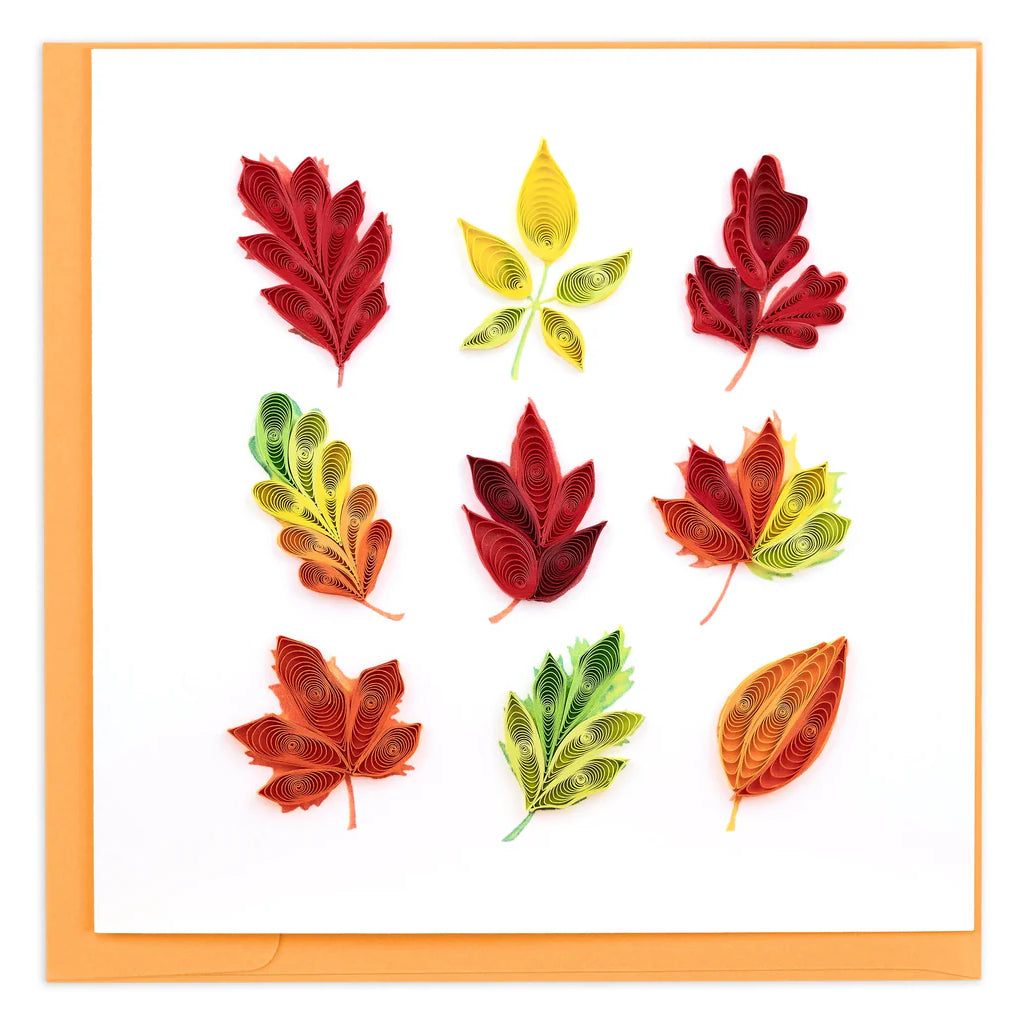 Fall Foliage Quilling Card