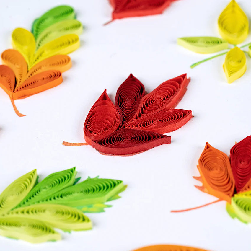 Fall Foliage Quilling Card