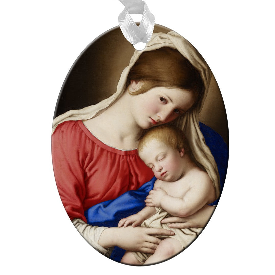 Sassoferrato 'Madonna and Child' Ornament