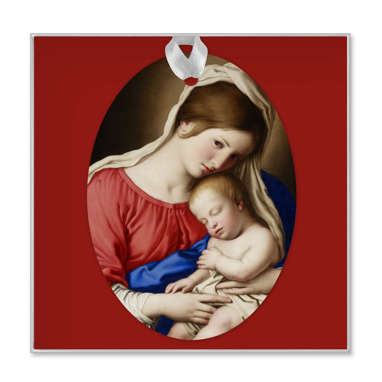Sassoferrato 'Madonna and Child' Ornament
