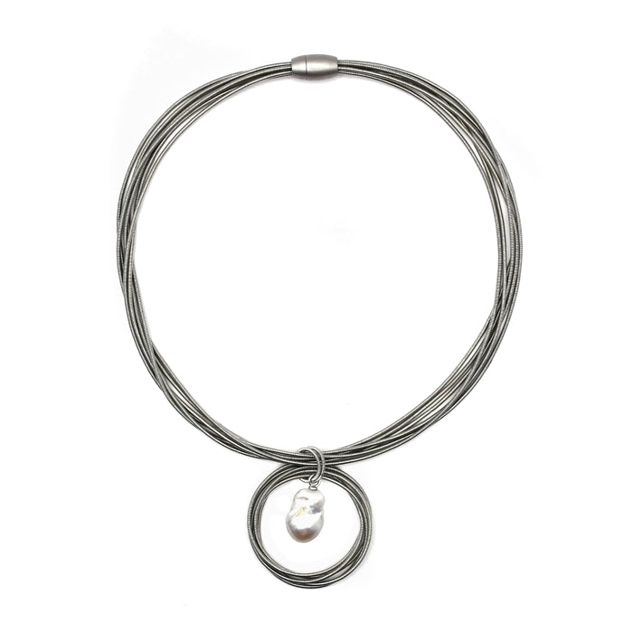 Necklace With Large Baroque Pearl