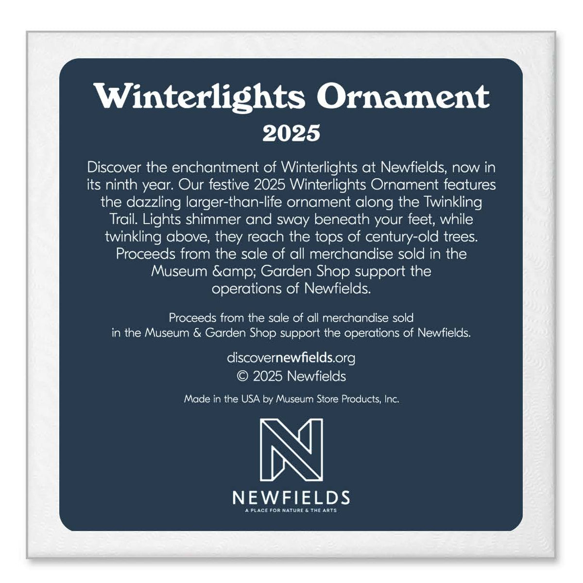 2025 Winterlights Disk Ornament