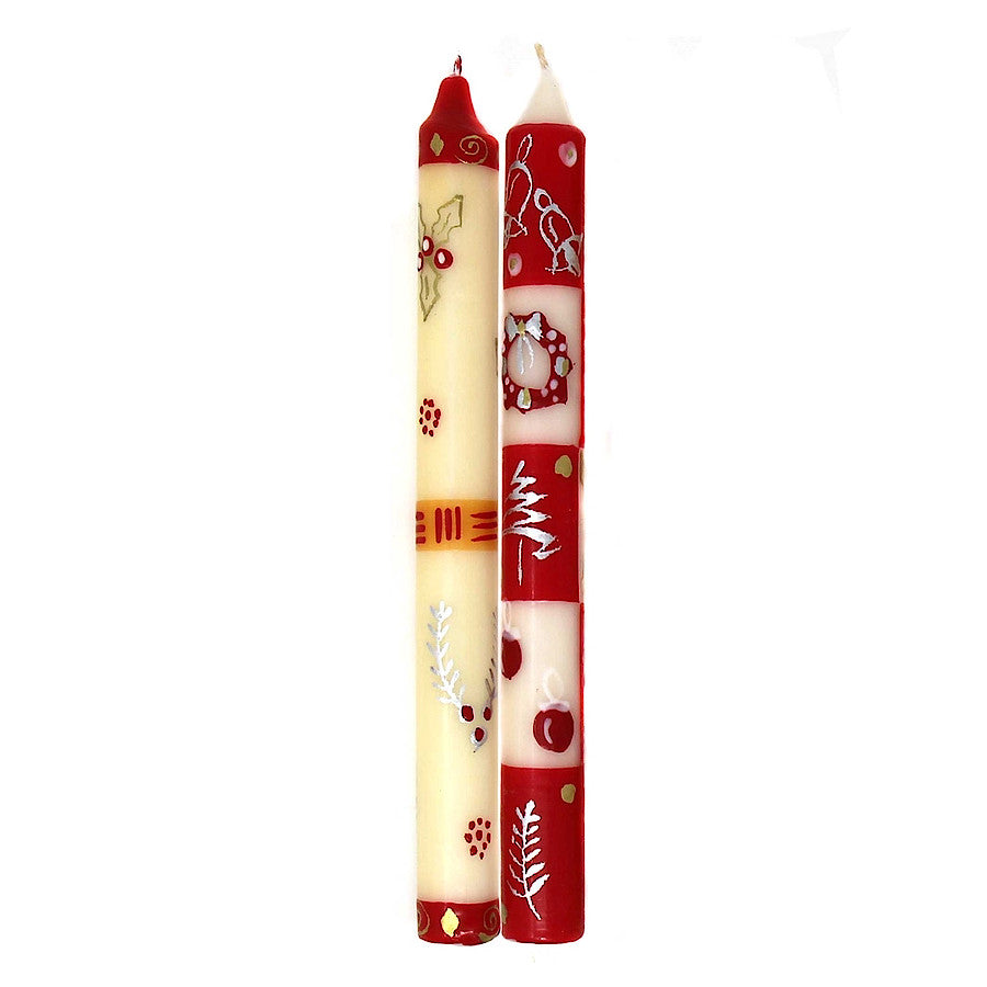 Kimeta Christmas Taper Candles