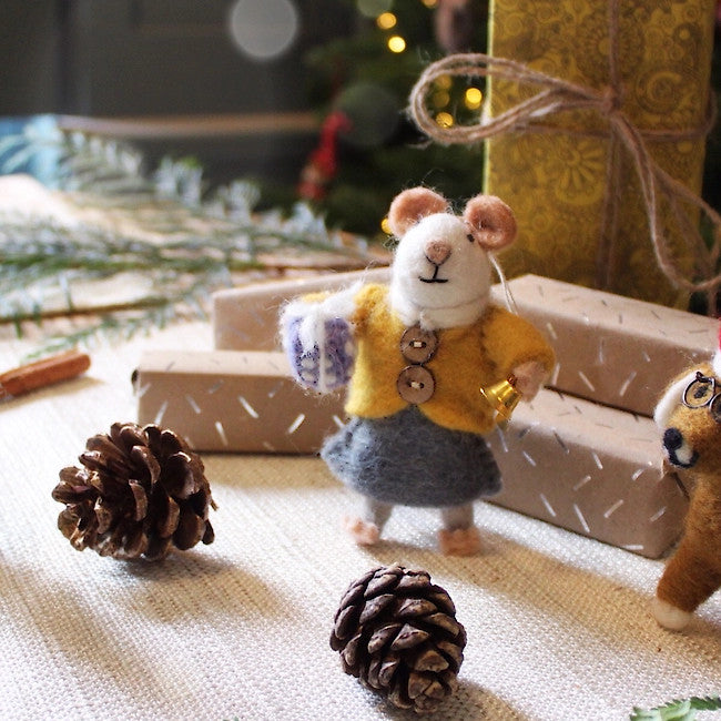 Agnes the Mouse Ornament