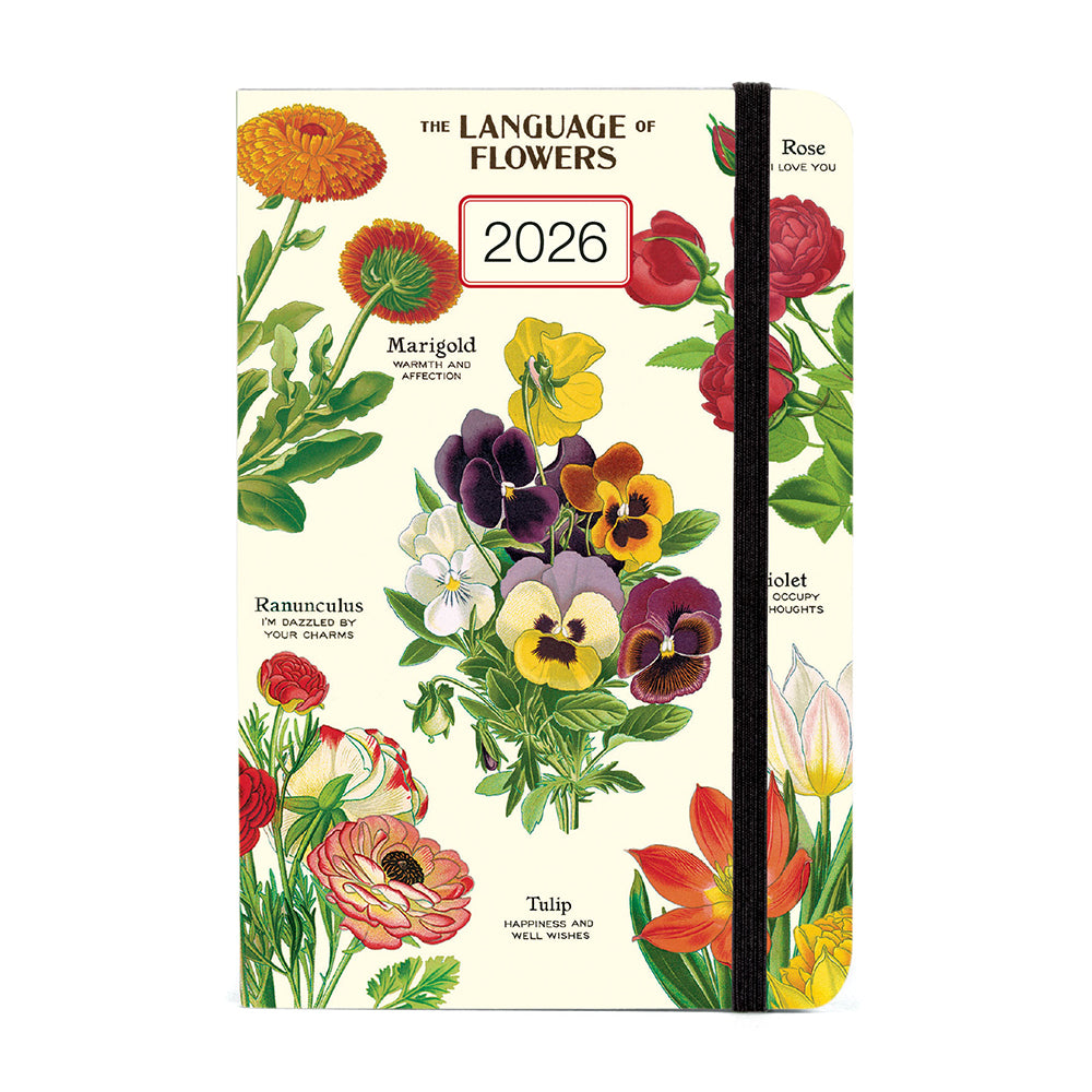 2026 Vintage 'Language of Flowers' Planner
