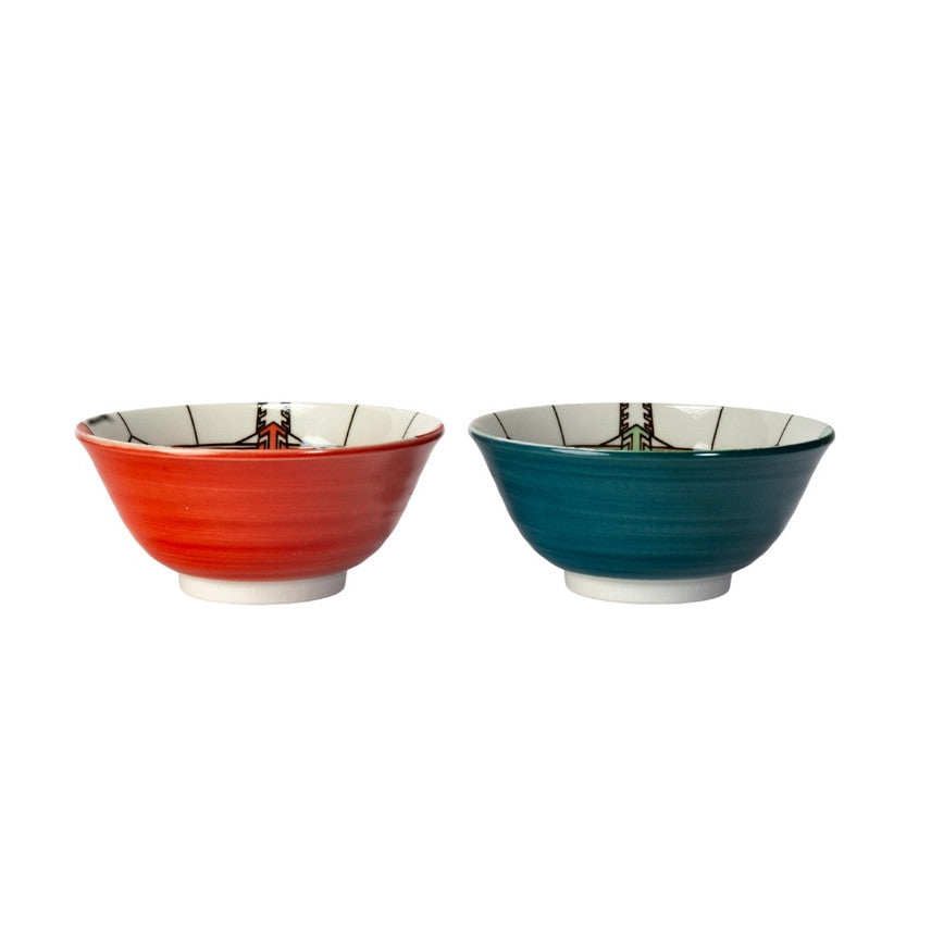 Frank Lloyd Wright Imperial Peacock Bowl Set