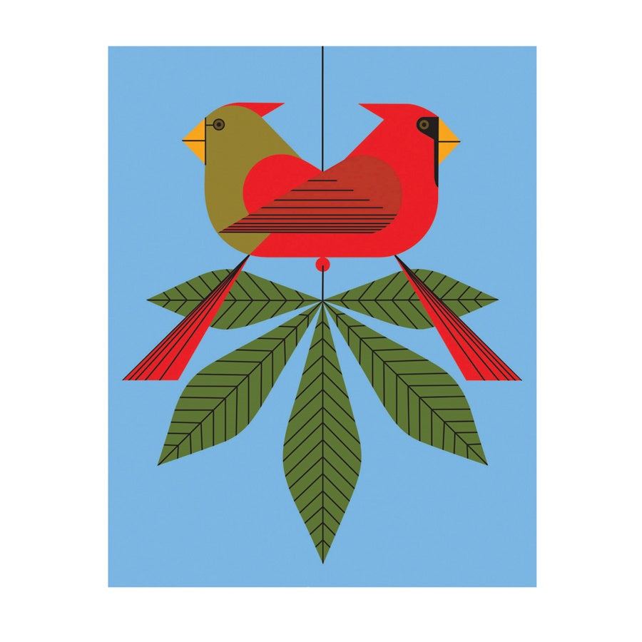 Charley Harper Cardinals Boxed Notecards