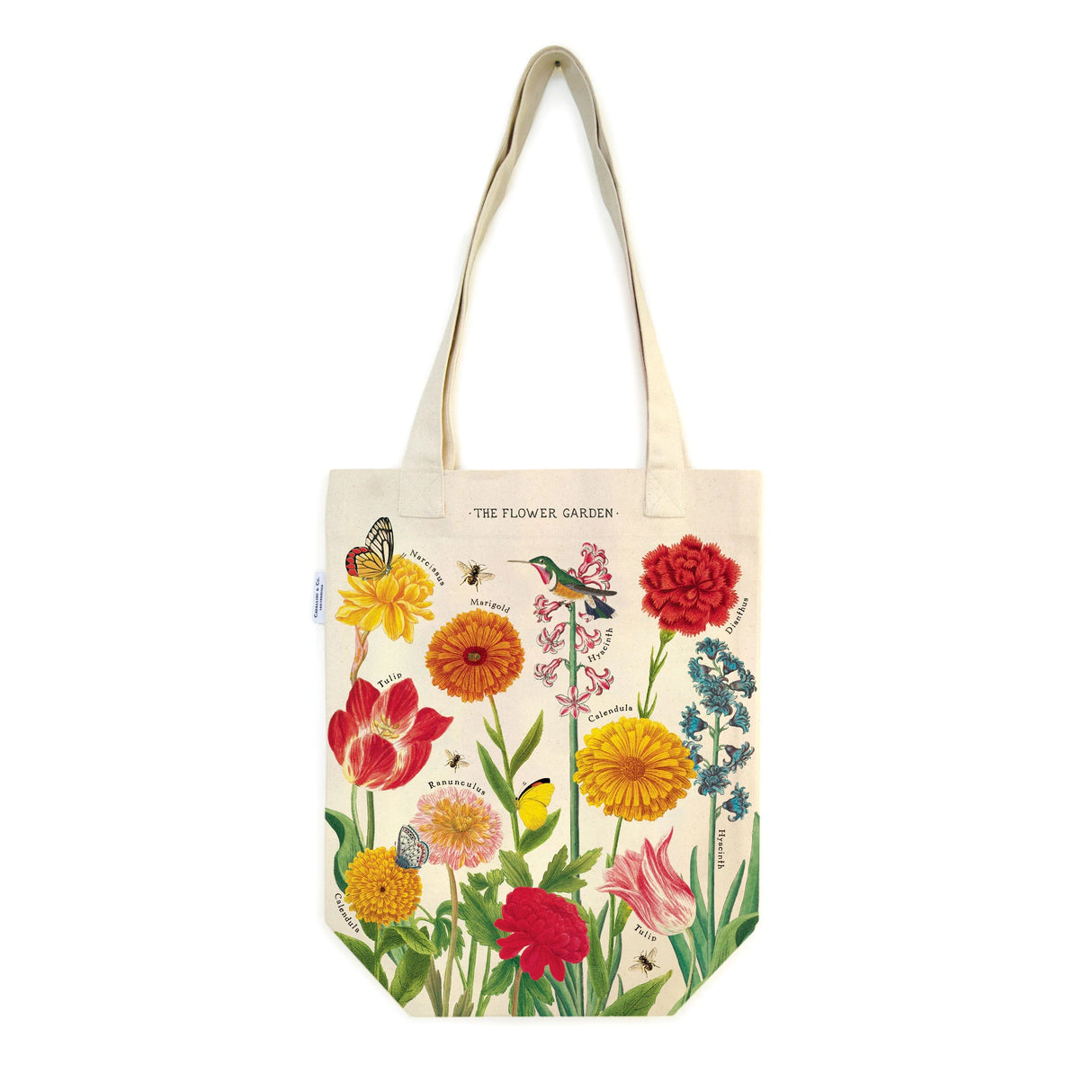 Vintage Flower Garden Tote