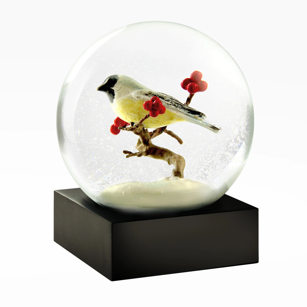 Chickadee Snow Globe