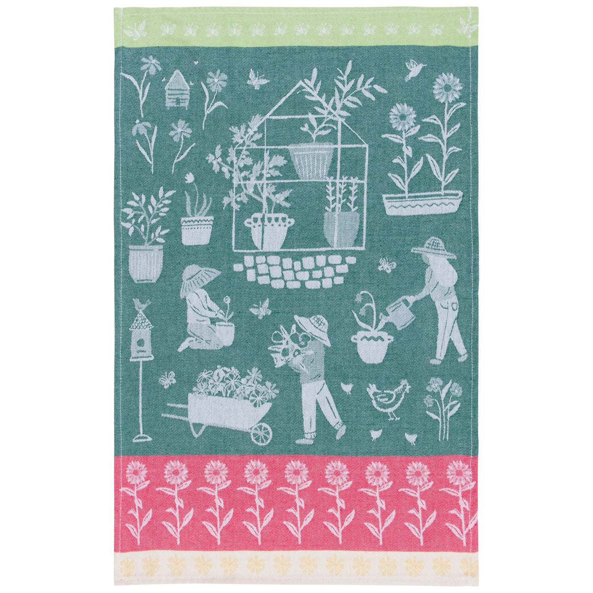 Green Thumb Tea Towel