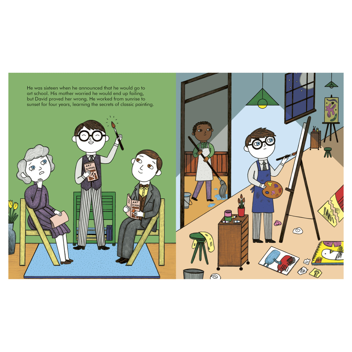 Little People, BIG DREAMS: David Hockney