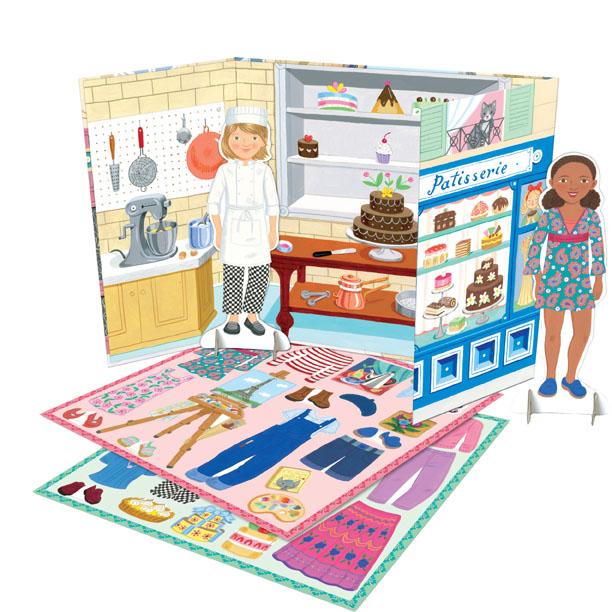 Baker & Painter Paper Doll Set
