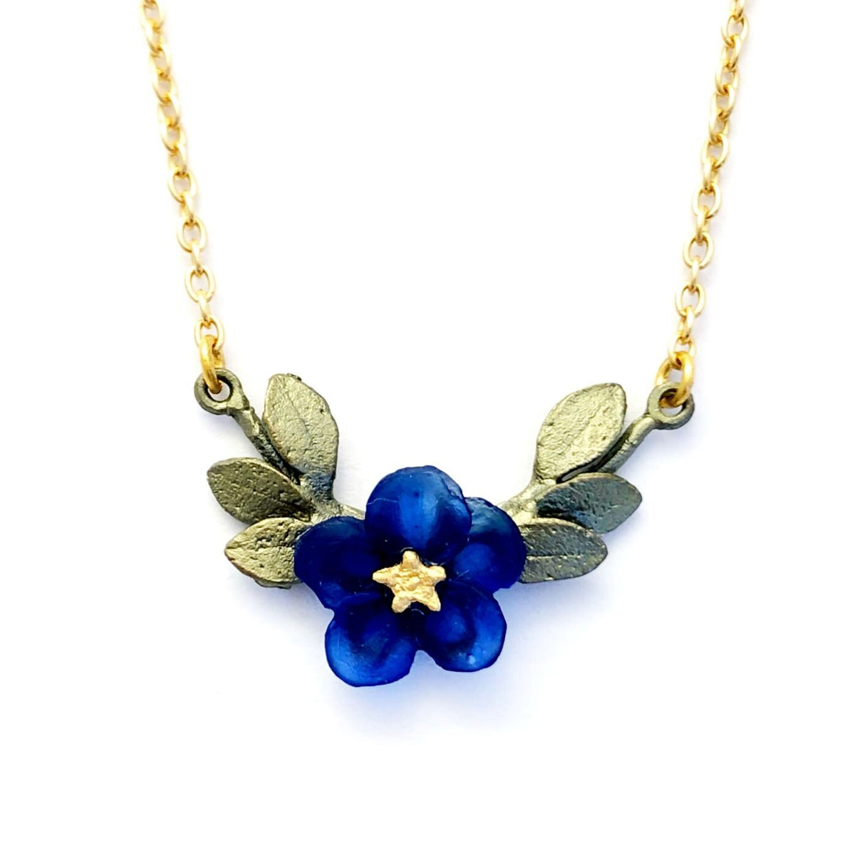 Blue Violet Necklace