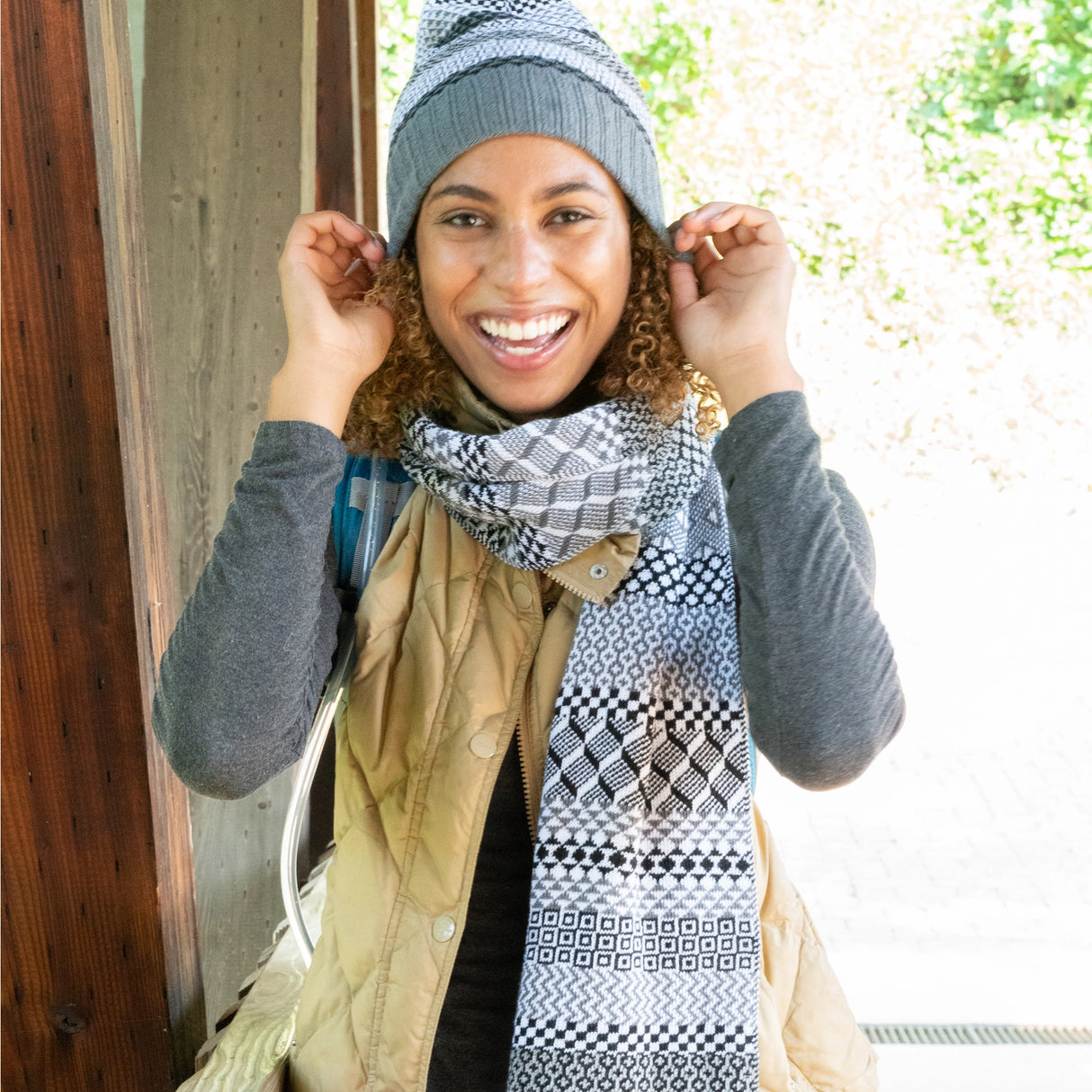 Midnight Recycled Scarf