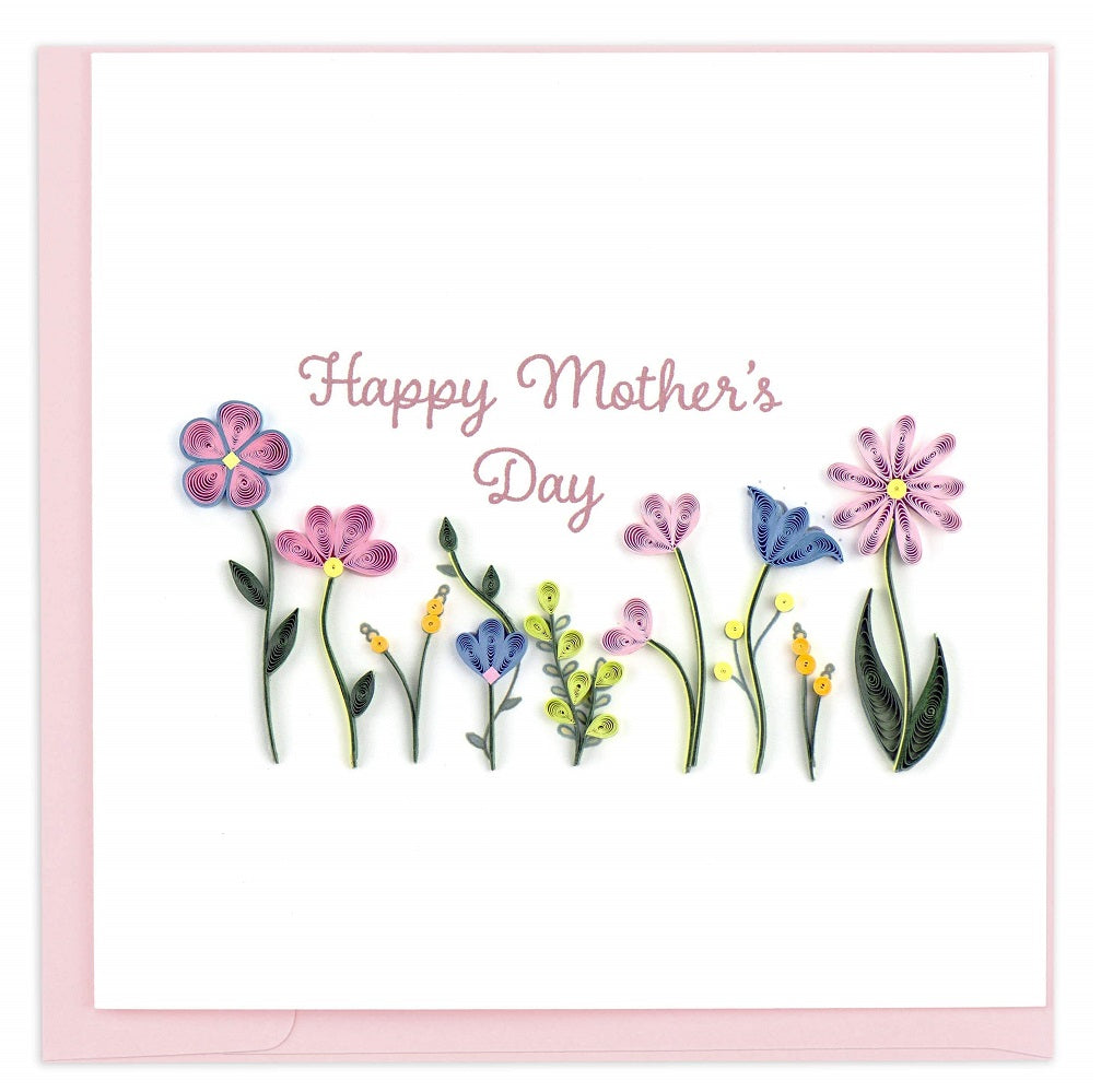 Mother's Day Quilling Card - Wildflowers