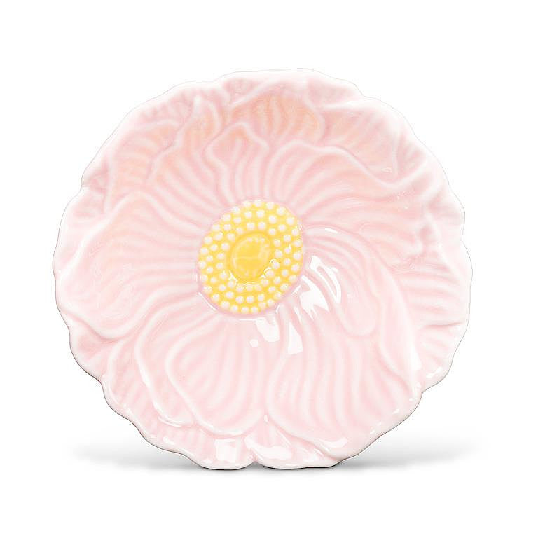 Pink Flower Dish