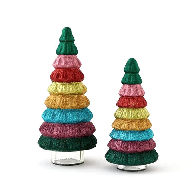 Glass Glitter Rainbow Tree