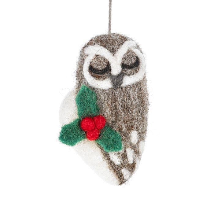 Carol the Christmas Owl Ornament