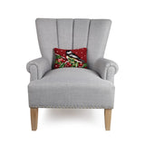 Chickadee on Branch Pillow