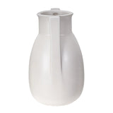 Teco White 2-Buttress Vase