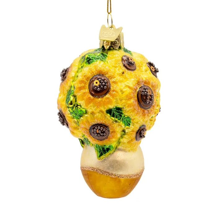 Noble Gems™ Sunflowers in Vase Ornament