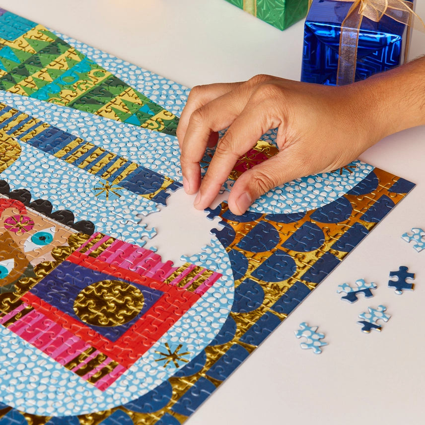 Gold Foil Nutcracker Puzzle