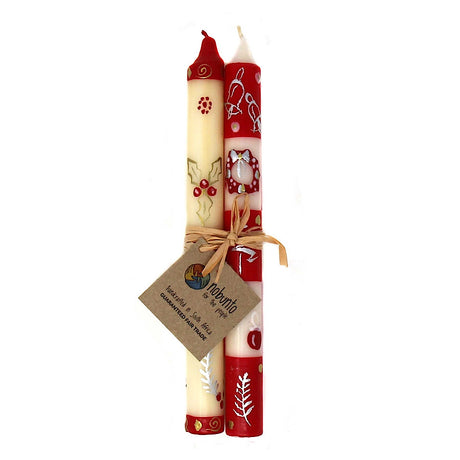 Kimeta Christmas Taper Candles