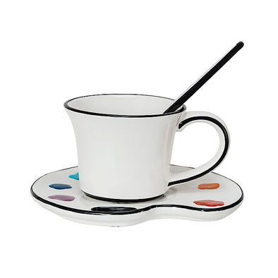 Paint Palette Teacup Set