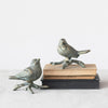 Cast Iron Birds with Verdigris Finish - Set of 2