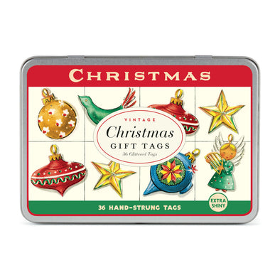 Retro Ornaments Gift Tags