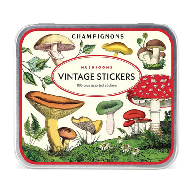 Vintage Mushrooms Sticker Set