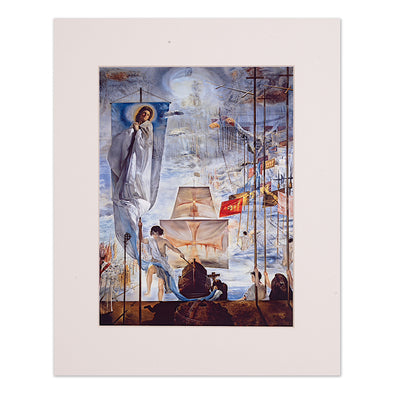 Dalí 'Discovery of America' Matted Print