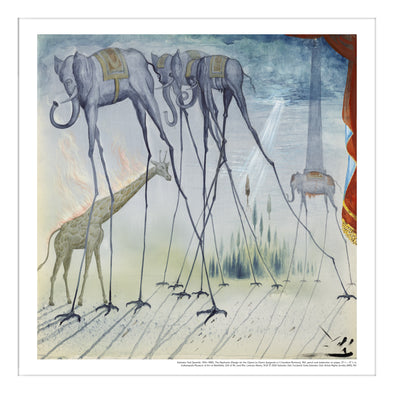 Salvador Dalí 'The Elephants' Print