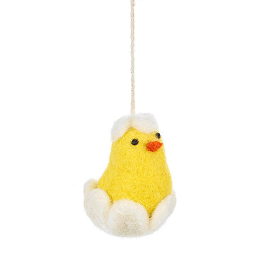 Baby Chicklet Felted Ornament