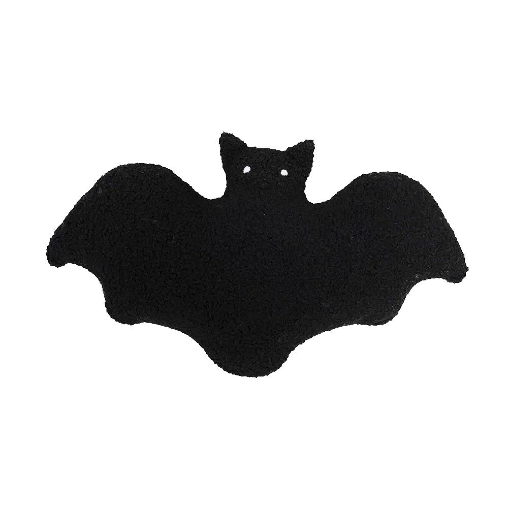 Black Bat Faux Sherpa Pillow