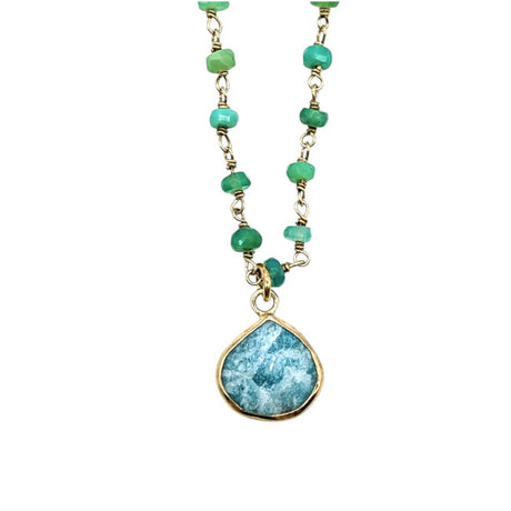 Chalcedony Pendant Necklace